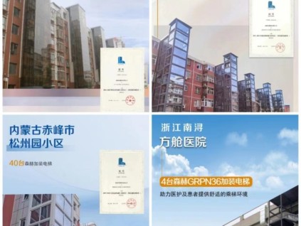 森赫既有建筑加裝電梯，“梯”升出行幸福感