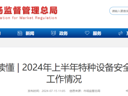一圖讀懂 | 2024年上半年特種設(shè)備安全監(jiān)管工作情況